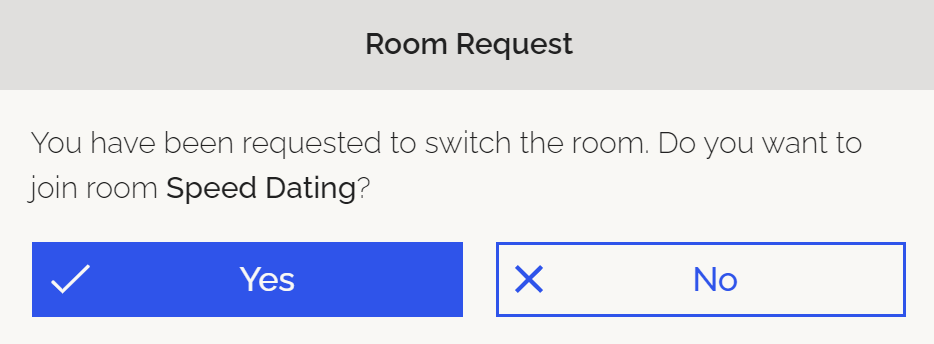 Room request