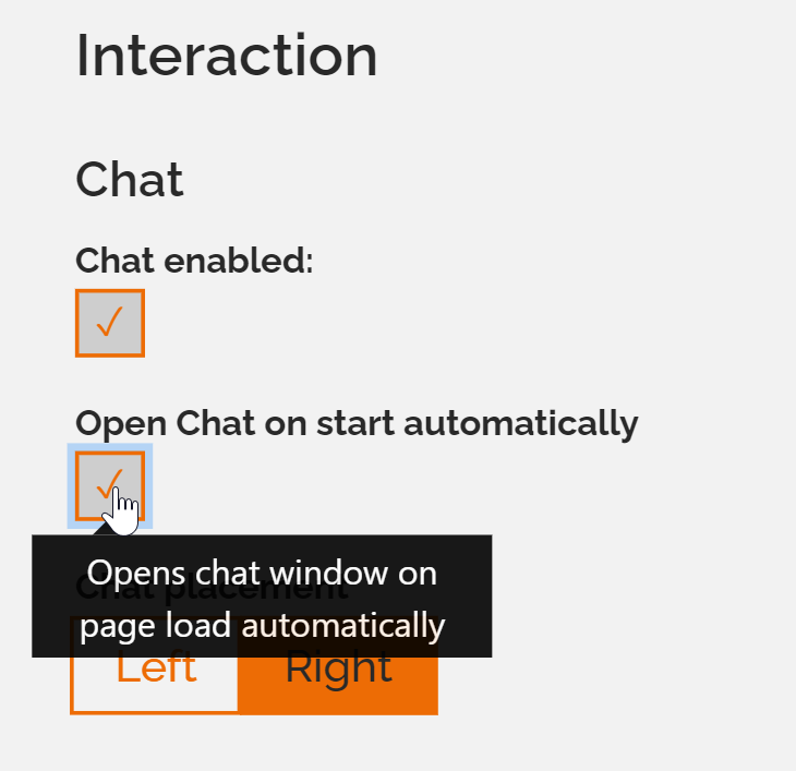 Open Chat on start automatically