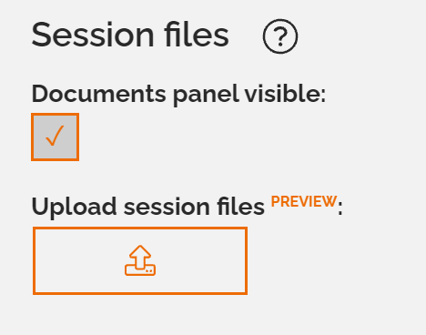 session files settings