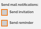 Send mail notifications
