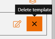 Delete template