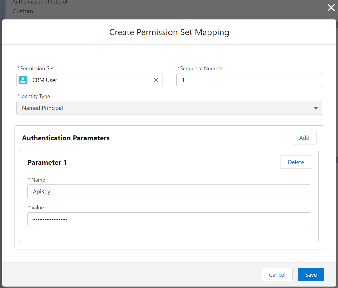 create permission set mapping