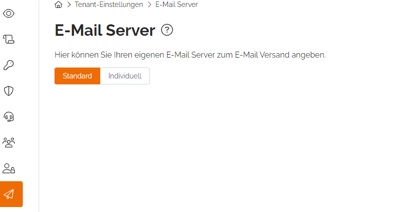 Email Serve Ausssehen