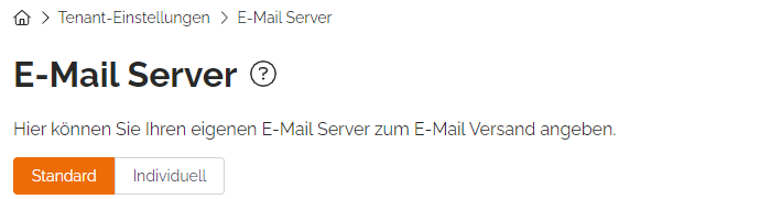 E-Mail Server Standard