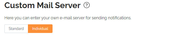 Custom Mail server Individual