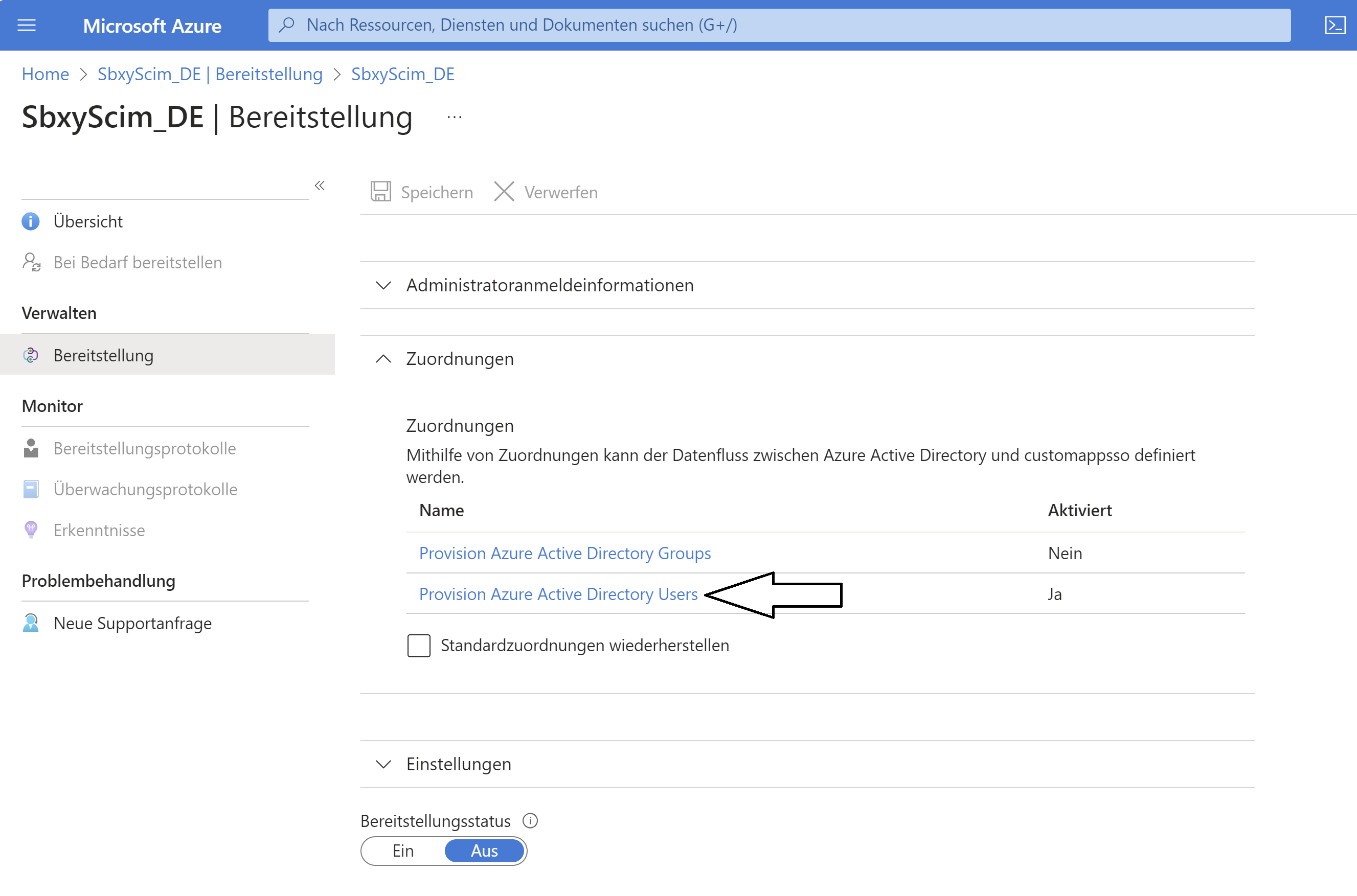 Provision Azure Active Directory Users