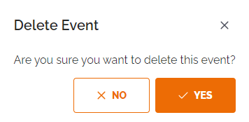 delete event